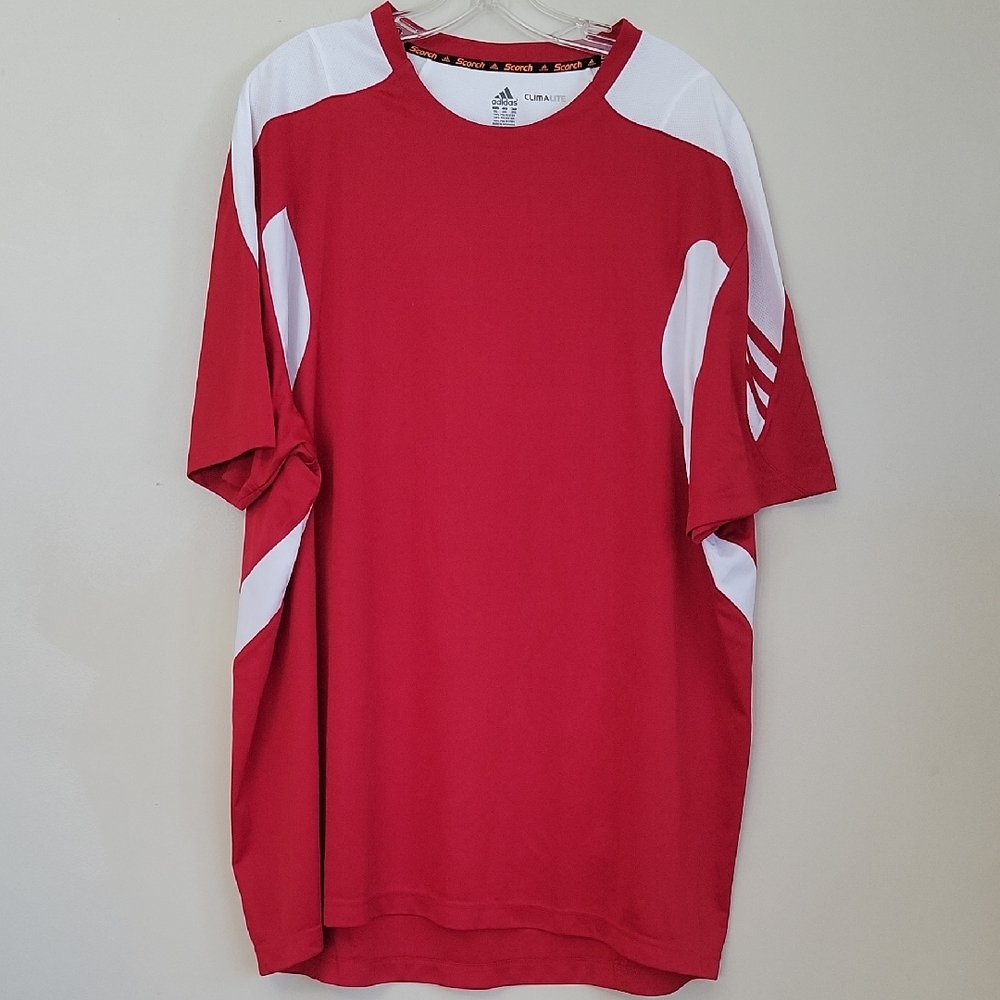 Adidas‎ Soccer Jersey Red/White Men's XL Retro